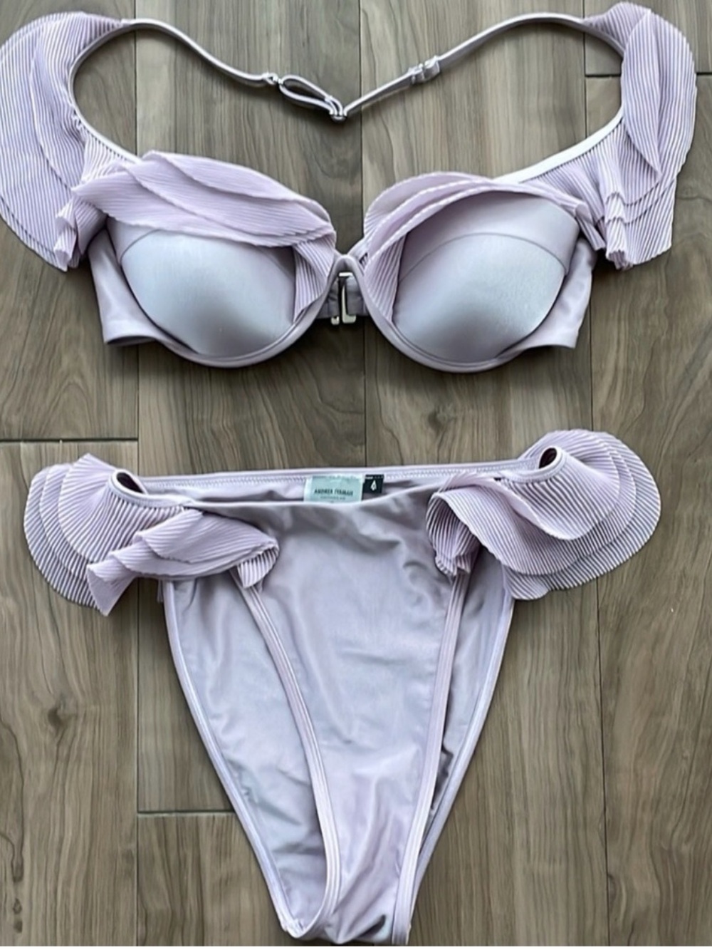 Andrea Iyamah Soft Lilac set